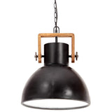 320535 Industrial Hanging Lamp 25 W Black Round 40 cm E27