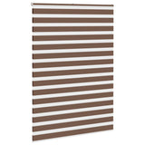 Zebra Blind Brown 165x230 cm Fabric Width 160.9 cm Polyester 4014404