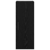 Wall Mounted Cabinet Black Oak 34.5 x 34 x 90 cm 882615