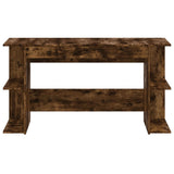 Desk Smoked Oak 140x50x75 cm Engineered Wood 840552