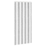 Insect Curtain Chenille Grey and White 90 x 200 cm 100% PP 42034455