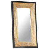 321630 Mirror 80x50 cm Solid Mango Wood