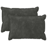 Cushion with Pillow HOUTEN 2 pcs Anthracite Microfiber Fleece 935711
