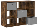Sideboard with Drawer Smoked Oak 88.5 x 29 x 84.5 cm 8000488