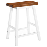 Bar Stools 2 pcs Solid Wood 245546