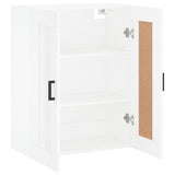 Wall Mounted Cabinet White 69.5x34x90 cm Engineered Wood 830380