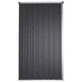 Tool Shed Anthracite Galvanised steel, metal Large Durable 316215