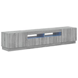 5 Piece LED TV Cabinet Grey Sonoma Engineered Wood 3416847