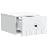 Wall-Mounted Bedside Cabinet 2 pcs White 33 x 34.5 x 20 cm 898086