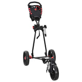 Golf Trolley Folding Manual Black 110 x 60 x 132 cm Iron 42033586