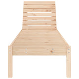 Sun Lounger 199.5x60x74 cm Solid Wood Pine 825065