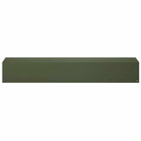 Garden Cover Profile 2 pcs 100 x 20 x 15 cm Steel Olive Green 8012982