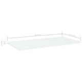 805234 Bookshelf Boards 4 pcs White 60x30x1,5 cm Engineered Wood