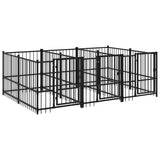 Outdoor Dog Kennel Steel 5.63 m 3124580