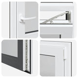 Basement Window "RISOR" 50x50 cm Tilt&Turn DIN Right Anthracite 4108382