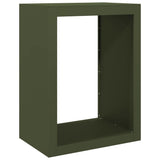 Firewood Rack Green 60x40x80 cm Steel 850999
