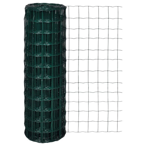 ZNTS Euro Fence Steel 10x1.2 m Green 140574