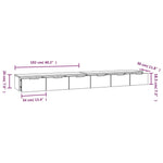 Wall Cabinets 2 pcs Brown Oak 102x30x20 cm Engineered Wood 3115907