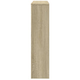 Radiator Cover Sonoma Oak 149x20x82 cm Engineered Wood 852746