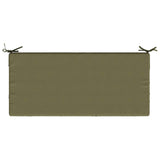 2-Piece Bench Cushions SOEST 2 pcs 100% Polyester Olive Green 950183