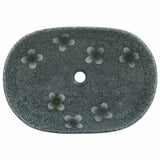 Countertop Basin Blue Oval 59x40x14 cm Ceramic 155105