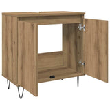 Bathroom Cabinet Artisan Oak 58x33x60 cm Engineered Wood 857218