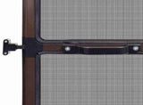 Hinged Insect Screen Manual Brown and Black 120 x 240 cm 42047050