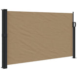 Retractable Side Awning Taupe 120x600 cm 4004499