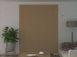 Venetian Blind Light Brown with Pattern 213 x 130 cm 25 mm PVC 42003780