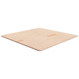 Square Table Top 90x90x1.5 cm Untreated Solid Wood Oak 342919