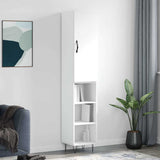 Highboard White 34.5x34x180 cm Engineered Wood 3199009
