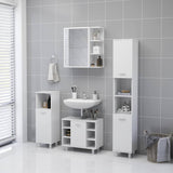 803308 Bathroom Mirror Cabinet White 62,5x20,5x64 cm Engineered Wood