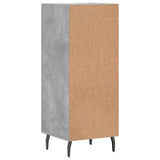 Sideboard Concrete Grey 34.5x34x90 cm Engineered Wood 828560