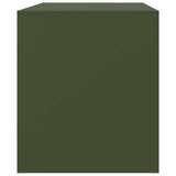 TV Cabinet Olive Green 67x39x44 cm Steel 841747
