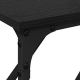 Console Table Black oak 180 x 23 x 75 cm 871328
