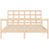 Bed Frame without Mattress 160x200 cm Solid Wood Pine 3192111