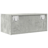 TV Cabinets 2 pcs Concrete Grey 60x31x25.5 cm Engineered Wood 861443