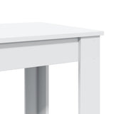 ZNTS Bar Table White 102x50x103.5 cm Engineered Wood 854409