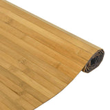 Rug Rectangular Natural 100x300 cm Bamboo 376811