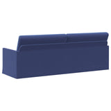 3 Seater Sofa Police Blue 220 x 81 x 82 cm Velvet 42041165