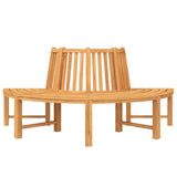 Tree Benches 2 pcs Half Round 201 cm Solid Wood Teak 3157907