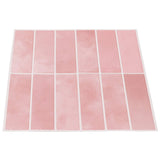 Rectangular Tile 20 pcs Pink 29 x 23 x 0.08 cm 42046163
