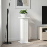 Plant Stand White 30.5 x 30 x 80.5 cm Engineered Wood 899762