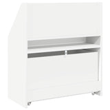 Kids Bookshelf White 60 x 29.5 x 69 cm Engineered Wood 892389