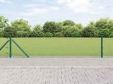 Welded Wire Fence with Concrete Base 100 x 0.6 m 3352493