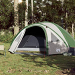 ZNTS Camping Tent Dome 4-Person Green Waterproof 94349