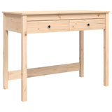 ZNTS Desk with Drawers 100x50x78 cm Solid Wood Pine 824643