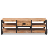TV Stand Solid Acacia Wood 140x40x45 cm 243913