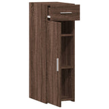 Sideboard Brown Oak 30x42.5x93 cm Engineered Wood 846277