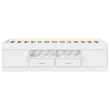 Daybed White Engineered wood 100x200 cm Daybed Rectangular 3280237